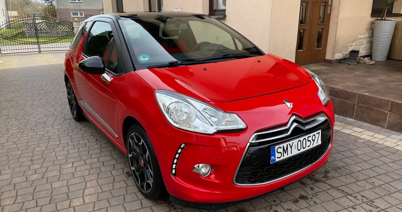 Citroen DS3 cena 22300 przebieg: 222000, rok produkcji 2012 z Golina małe 191